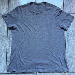 Vince Mens Gray 100%Cotton Short Sleeve Crewneck T-Shirt Lightweight Casual Sz L